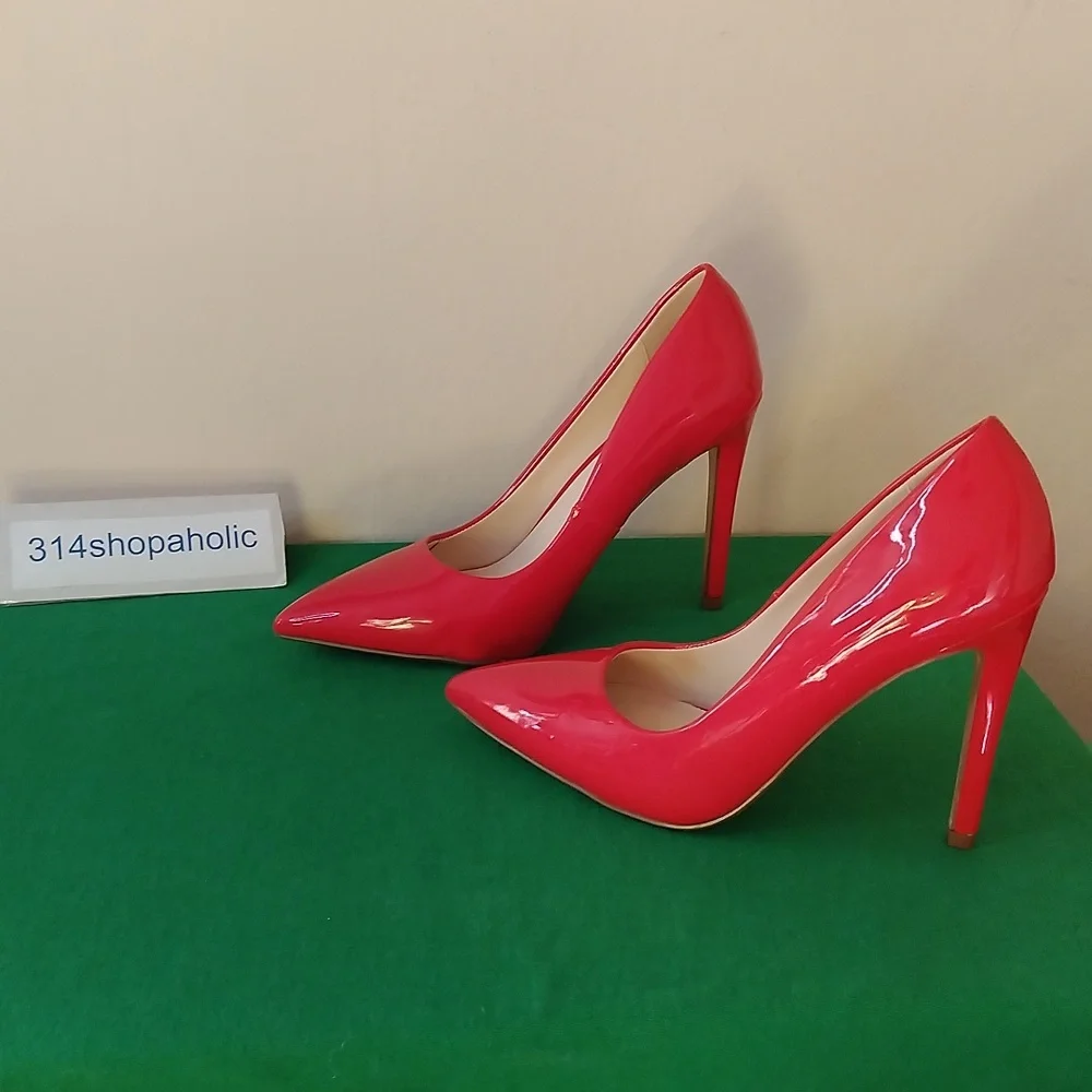 Red Patent Leather Heels - Picture 4 of 5